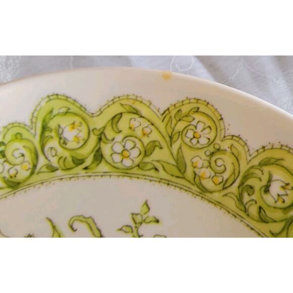 Allied Chemical Melamine Plate Set of 7 RARE HARD TO FIND PATTERN Floral... - Picture 10 of 10